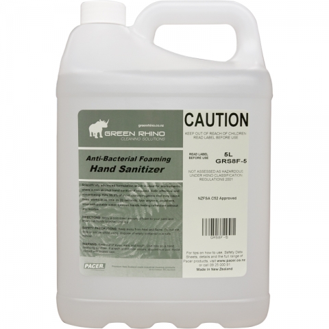 Hand Sanitiser Alcohol Free Foaming - Green Rhino