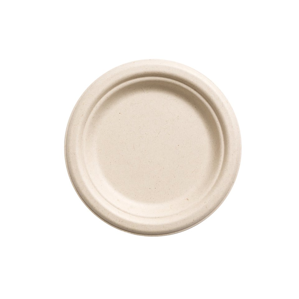 Plates 17cm Sugarcane - Ecoware