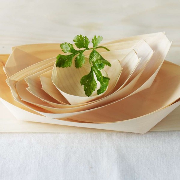 Wooden Mini Boat Dish - Epicure