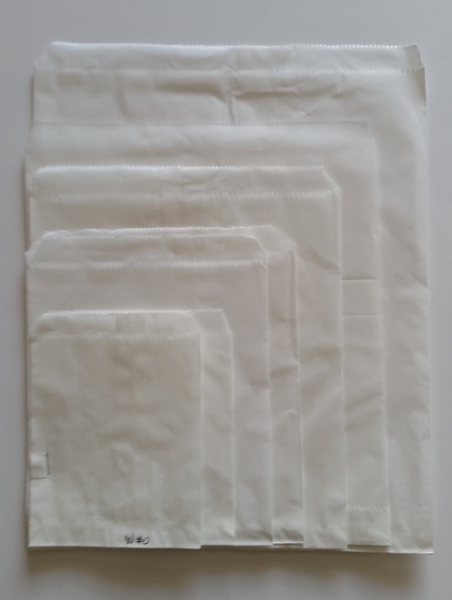 Flat White Confectionery Paper Bag - 185x225 - No.4 - Fortune