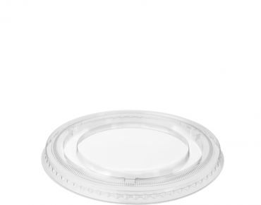 Flat Sundae Cup Lids, No Slot (suit CA-SUN5 and CA-SUN8) - Castaway