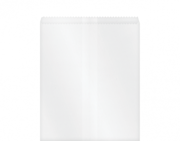 Greaseproof Paper Bags #4 Flat, White - Castaway