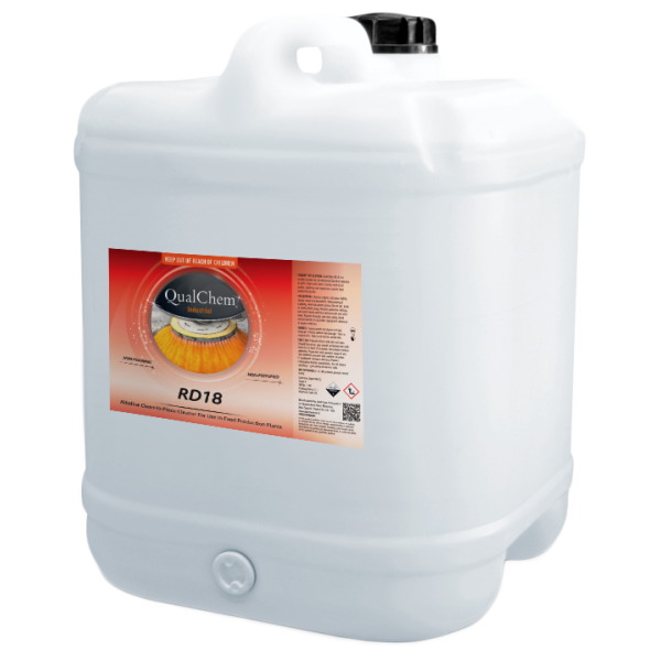 RD18 Caustic Cleaner for grills, fryers and ovens 20L - Qualchem