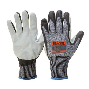 ARAX® Ultra-Thin Foam Nitrile and Synthetic Leather Palm, Size 8 - Paramount