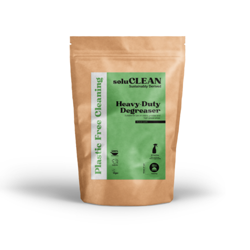 Heavy Duty Degreaser Soluble Sachets Pack 10 (1 Sachet = 750ml) - soluCLEAN