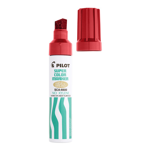 Pilot SCA 6600 Permanent Marker Jumbo Red (SCA-6600-R)
