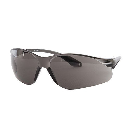 Safety Glasses, Grit, Smoke Lens, Af