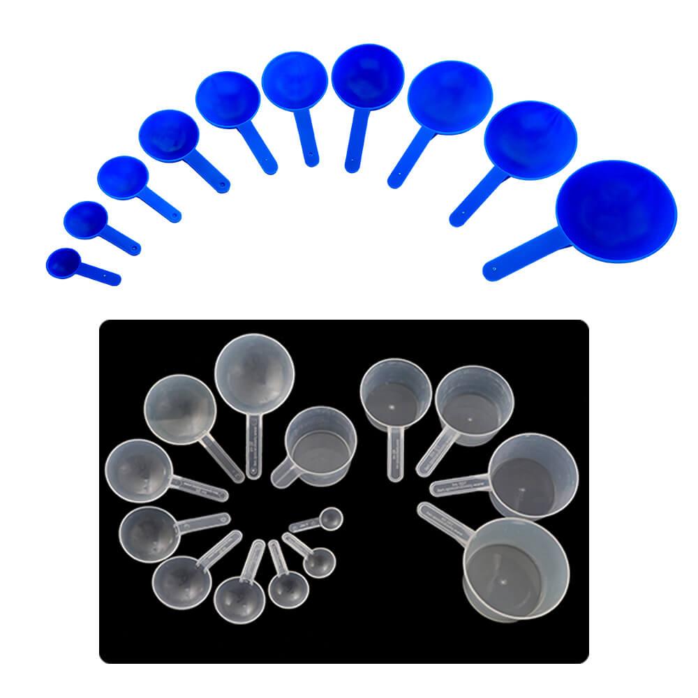 Plastic Scoop 10ml Clear (38D x 17H x 73L)mm