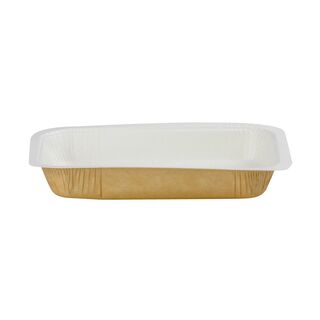 Paperboard Dualpak Eco Medium Oblong Kraft 680ml - Confoil