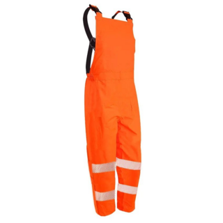 Torrential Rain Bib Trousers, Orange-Size 4Xl