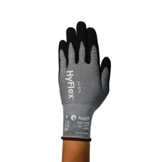 Ansell Hyflex 11-571 Nitrile-Coated Cut Resistant Gloves – Lightweight and Durable - L (Vendor Pack)